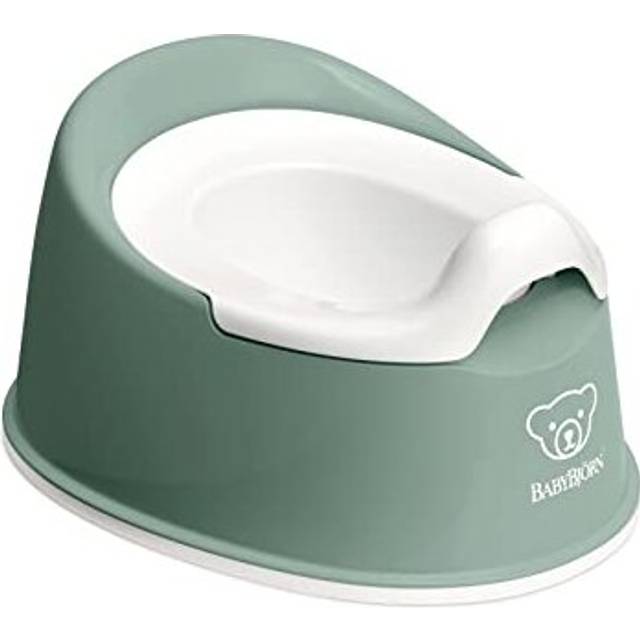 Bedste potte til børn – BabyBjörn Smart Potty Grøn/hvid